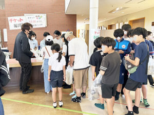 チケット売り場の様子