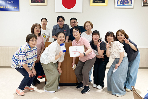 理事長賞（団体準優勝）の本社チーム