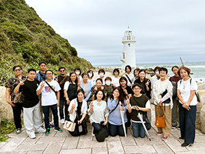 親睦旅行で伊良湖灯台へ