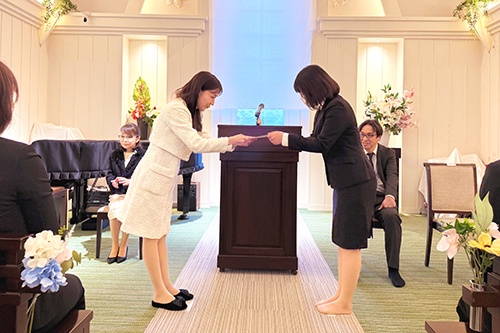 NPO法人Forsmile辞令交付の様子
